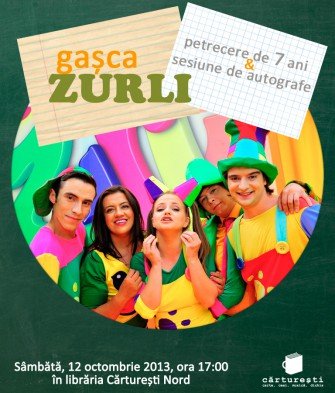 Gașca Zurli în Cărturești Nord