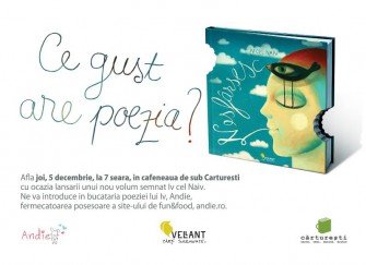 ”Nesfârșesc”, de Iv cel naiv: o lansare-atelier de poezie și bucătărie