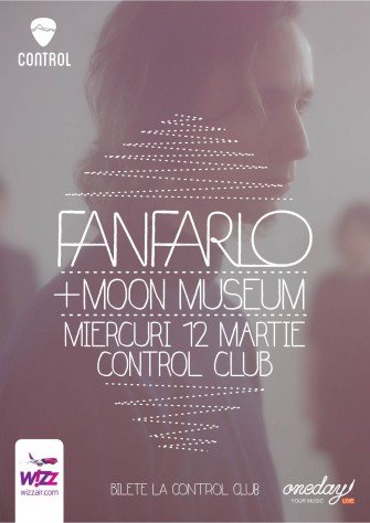 Moon Museum cântă în deschiderea concertului Fanfarlo de la București