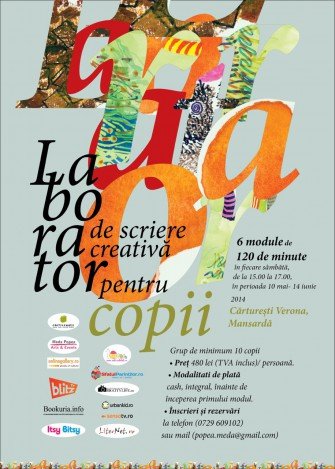 Laborator de scriere creativă. Naratologie pe înțelesul copiilor.