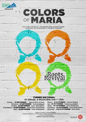 Roots Revival Romania – Colors of Maria- Turneu național în 10 orașe.