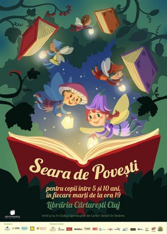 SEARA DE POVEȘTI și CLUBUL SPIRIDUȘILOR DE CARTE