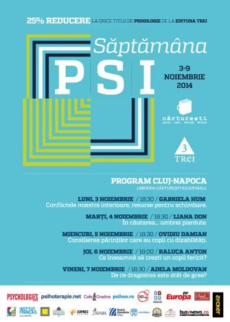 Săptămâna PSI la Cărturești / 3-9 noiembrie 2014