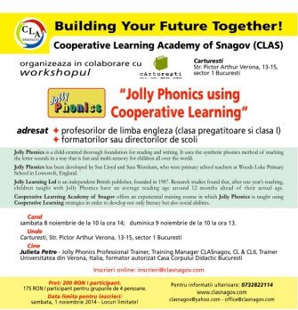 Jolly Phonics using Cooperative Learning