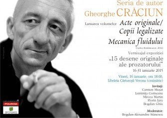 Lansarea Seriei de autor şi vernisajul expoziţiei dedicate lui Gheorghe Craciun la Carturesti Verona
