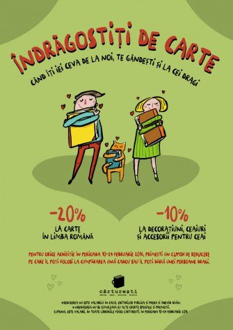 Îndrăgostiți de carte la Cărturești