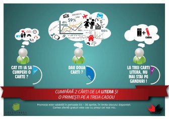 În aprilie, în Cărtureşti ai 2+1 cadou la cărţile editurii Litera
