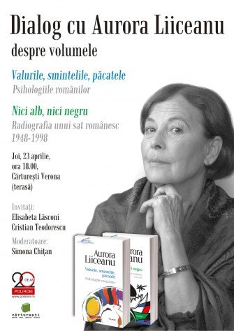 Dialog cu Aurora Liiceanu la Cărtureşti Verona