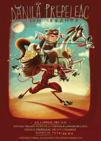 Lansare de carte | “Dănilă Prepeleac” ilustrat de Vali Petridean