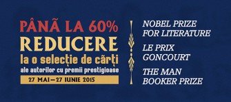 Până la 60% reducere la o selecție de autori premiați cu Nobel, Man Booker Prize și Goncourt