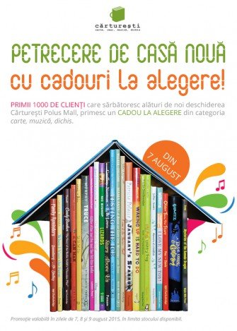 Cărturești Polus – cea mai nouă librărie din Cluj