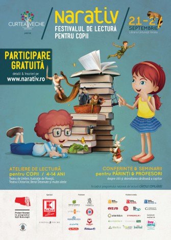 Asociația Curtea Veche organizează NARATIV – Festivalul de lectură pentru copii