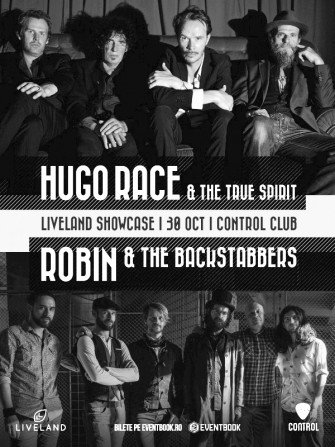 Liveland Showcase: Hugo Race and The True Spirit / Robin and the Backstabbers, live la Control Club