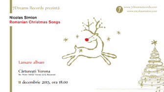 “Romanian Christmas Songs”, de Nicolas Simion, se lansează pe 11 decembrie