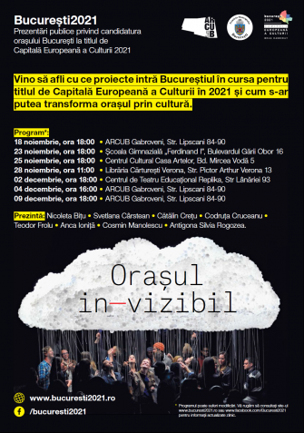 București 2021 – Orașul In-vizibil: Cultura migrează spre periferie