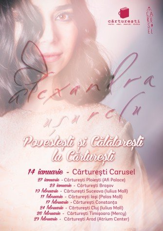 La început de an, ”Povestești și Călătorești la Cărturești” cu Alexandra Ușurelu