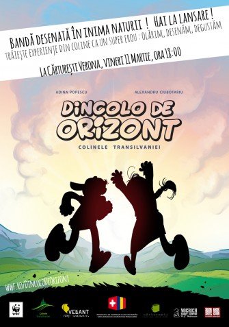 Hai la lansarea benzii desenate Dincolo de orizont!