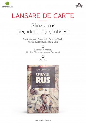 Lansare Adenium la Cărturești Verona București