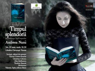 Lansare de carte – Timpul splendorii, Andreea Nanu