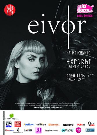 Concertul cântăreţei feroeze Eivor  de la Sala Radio se mută în noul club Expirat-Halele Carol!