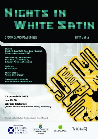 Nights in White Satin – o formă capricioasă de poezie, la Cărturești Verona