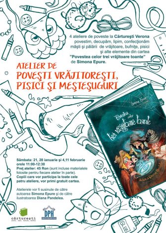 Atelier de povești vrăjitorești, pisici și meșteșuguri