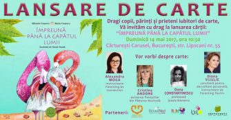 Lansare de carte pentru copii: „Împreună până la capătul lumii”