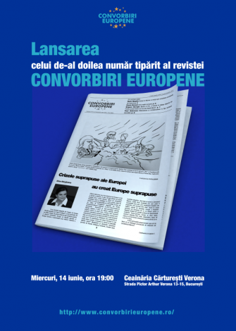 Revista Convorbiri Europene lansează cel de-al doilea număr tipărit
