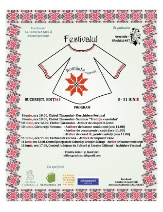 Festivalul RomânIA cu povești.Festival de ateliere și întâlniri dedicate IEI și tradițiilor populare românești