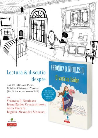 O vară cu Isidor la Cărturești Verona