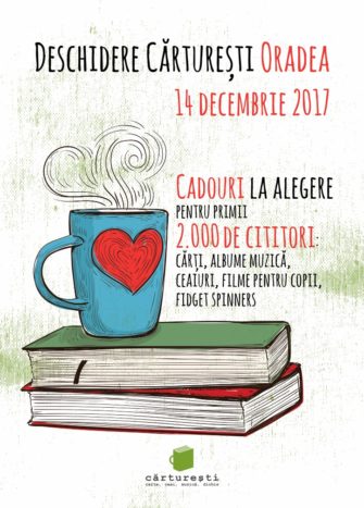 O nouă librărie Cărturești se deschide în Oradea