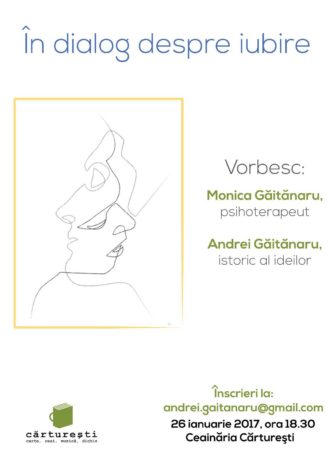 Workshop cu Monica Găitănaru și Andrei Găitănaru: În dialog despre iubire