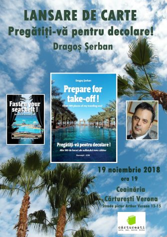 Lansare de carte: “Pregătiți-vă pentru decolare!” de Dragoș Șerban