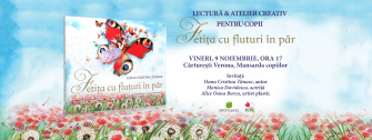 Lectură și atelier creativ: Fetița cu fluturi în păr