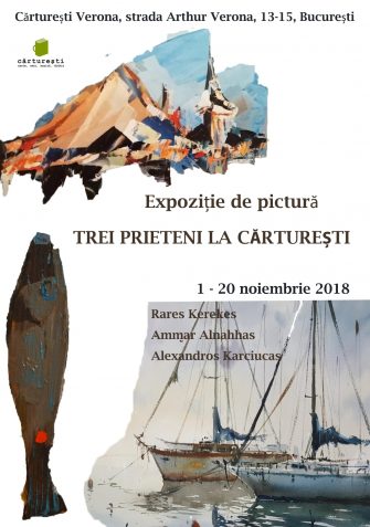 Explozie de culoare la Cărturești. Trei artiști expun în ceainăria Cărturești Verona