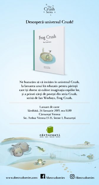 Lansare de carte pentru copii:Frog Crush