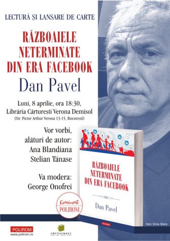 Întîlnire cu Dan Pavel la Cărtureşti Verona