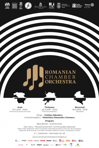 Romanian Chamber Orchestra reunește sub bagheta dirijorului Cristian Măcelaru 21 de muzicieni români de talie internațională