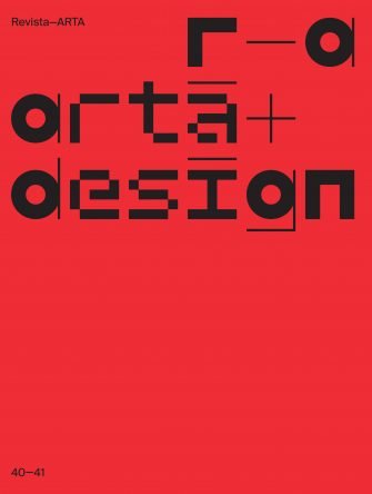 Revista-ARTA, nr.40-41: Artă și Design