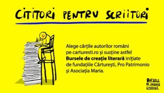 Bursele de creație literară Fundația Cărturești în parteneriat cu Asociația Maria și Pro Patrimonio