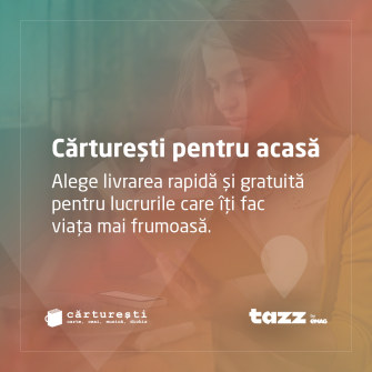 Universul Cărturești mai repede la tine acasă, prin serviciul Tazz by Emag