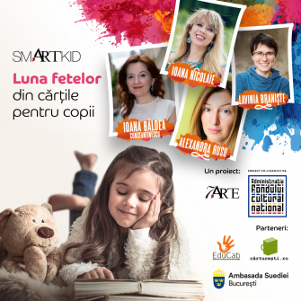 Luna martie este luna fetelor din cărțile pentru copii