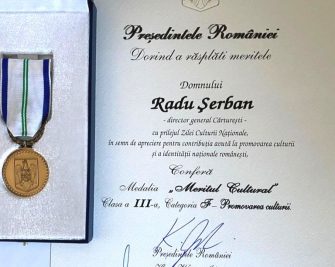 O medalie pentru Cărturești