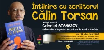 Întâlnire cu scriitorul Călin Torsan la Modul Cărturești: „Prieten cu umbra”