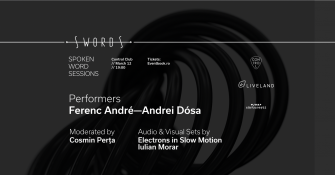 SWORDS – Spoken Word Sessions cu Ferenc André și Andrei Dósa, la Control Club