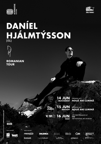 Daníel Hjálmtýsson concertează în București, Brașov și Cluj în cadrul unui turneu prezentat de Alternative Culture