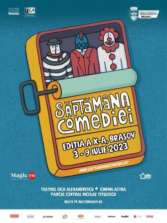 Festivalul SĂPTĂM NA COMEDIEI aniversează 10 ani cu teatru, film, spectacole și concerte în aer liber