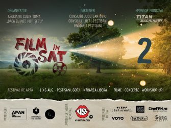 Film în Sat, cel mai mare festival de artă din mediul rural, revine cu a doua ediție la Peștișani între 1-6 august