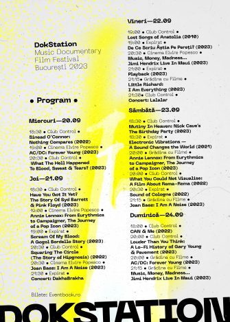 Începe DokStation 7: cele mai noi documentare despre muzică se văd la București, între 20-24 septembrie