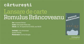 Romulus Brâncoveanu lansează noua carte de poezie la Cărturești Palas Iași
